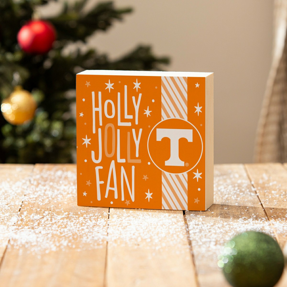 University of Tennessee Block, Holiday, 6x6 - Collegiate Home