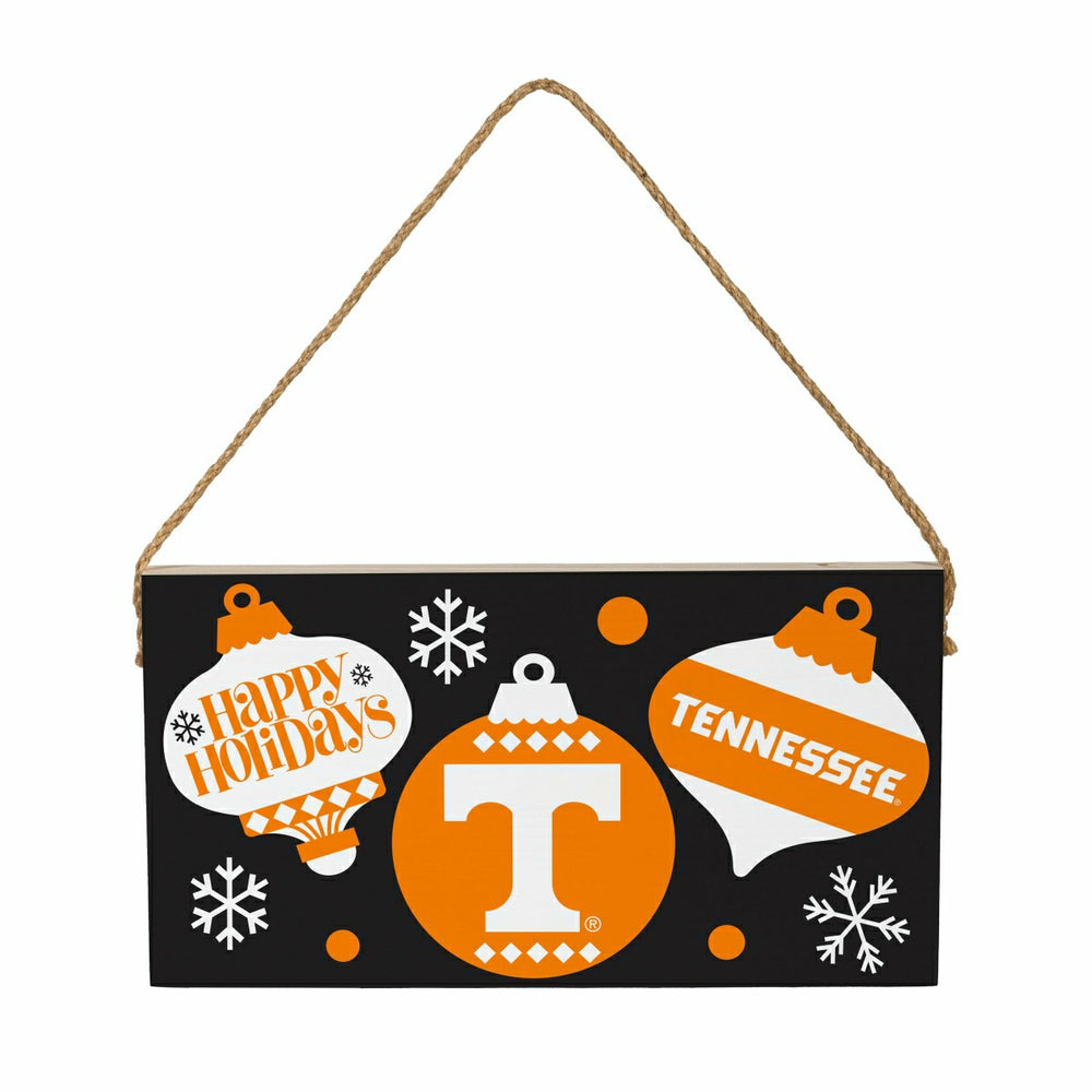 University of Tennessee Holiday Wood Wall Sign, 6x11 - Collegiate Home