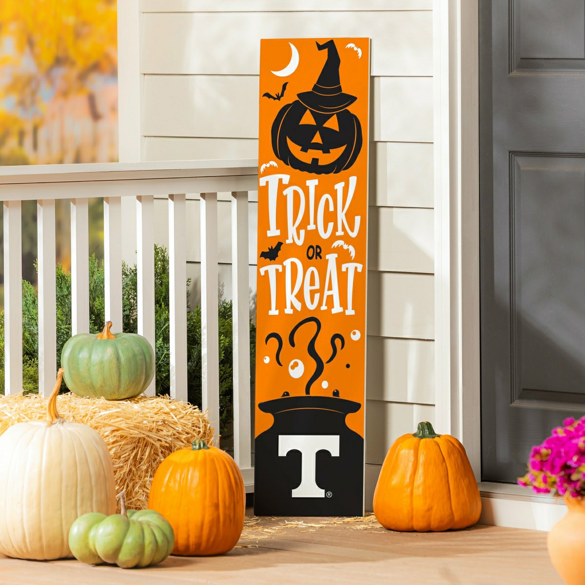 47" Double Sided Leaner, University of Tennessee, Halloween - Collegiate Home