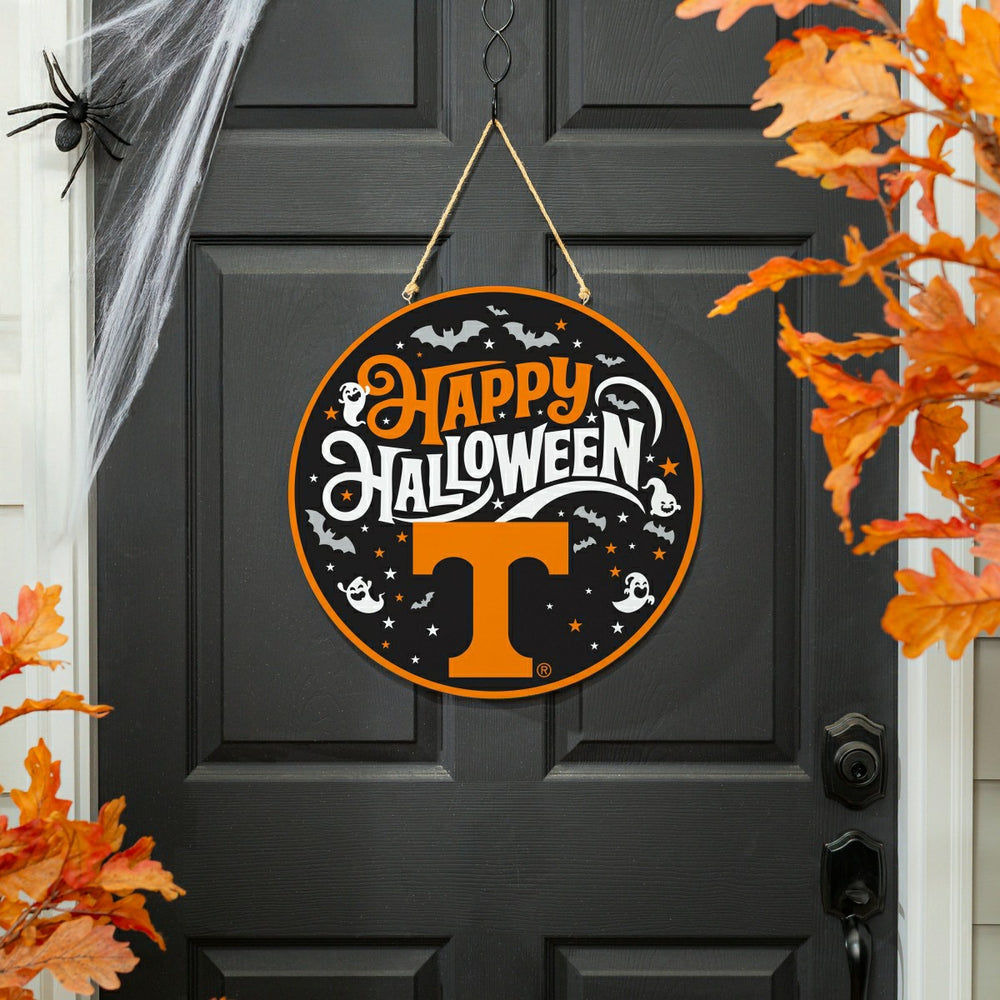 University of Tennessee Halloween Round Door Décor with Hanging Rope,  - Collegiate Home