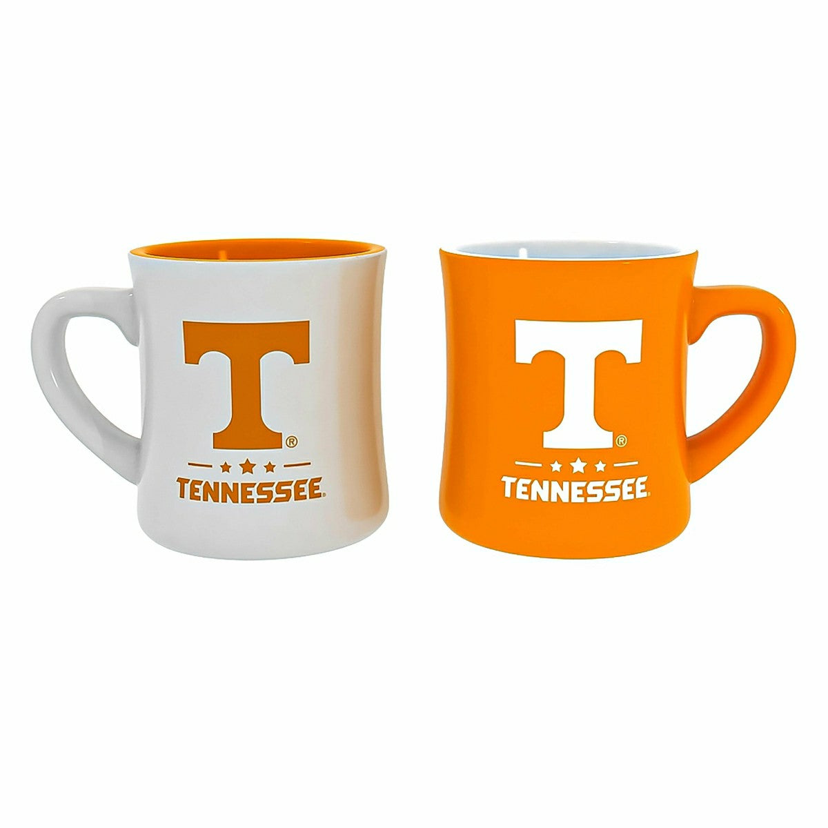 University of Tennessee 10oz Ceramic Cup Set, 2pc - Collegiate Home