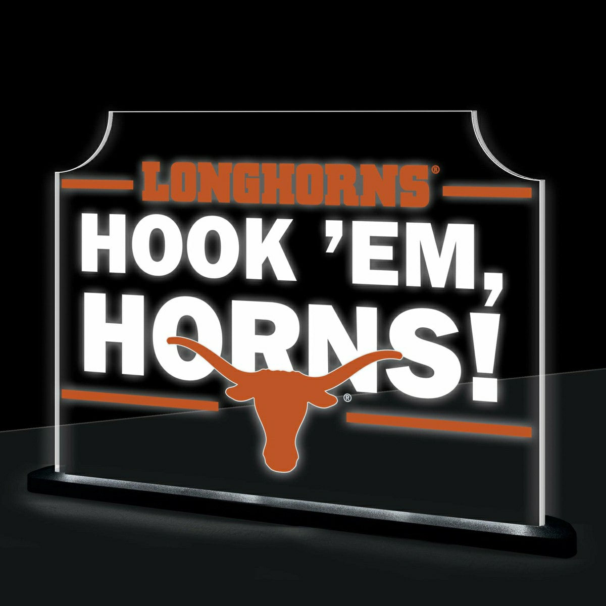 University of Texas College Rectangle Desklite LED Decor - Collegiate Home
