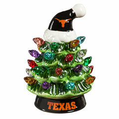 4" Mini LED Tabletop Christmas Tree, Set of 2, University of Texas - Collegiate Home