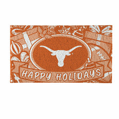 University of Texas Holiday PVC Mat, 28"x16" - Collegiate