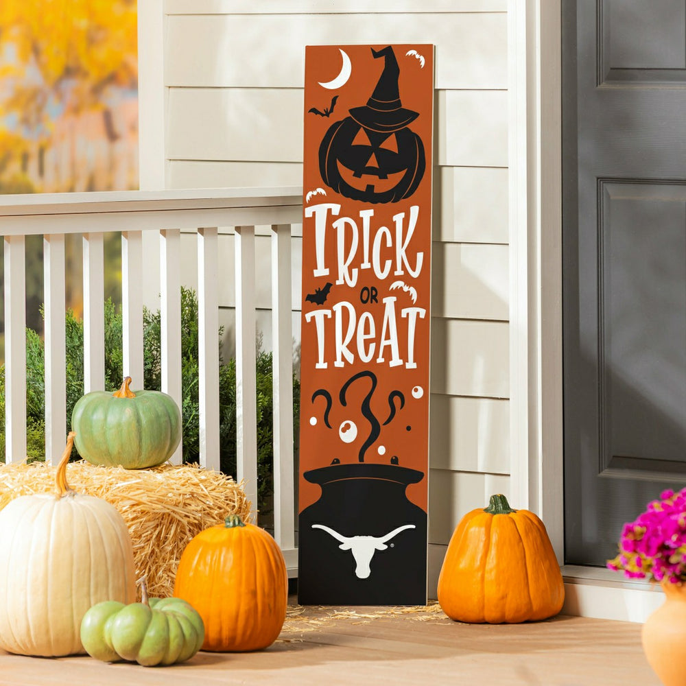 47" Double Sided Leaner, University of Texas, Halloween - Collegiate Home