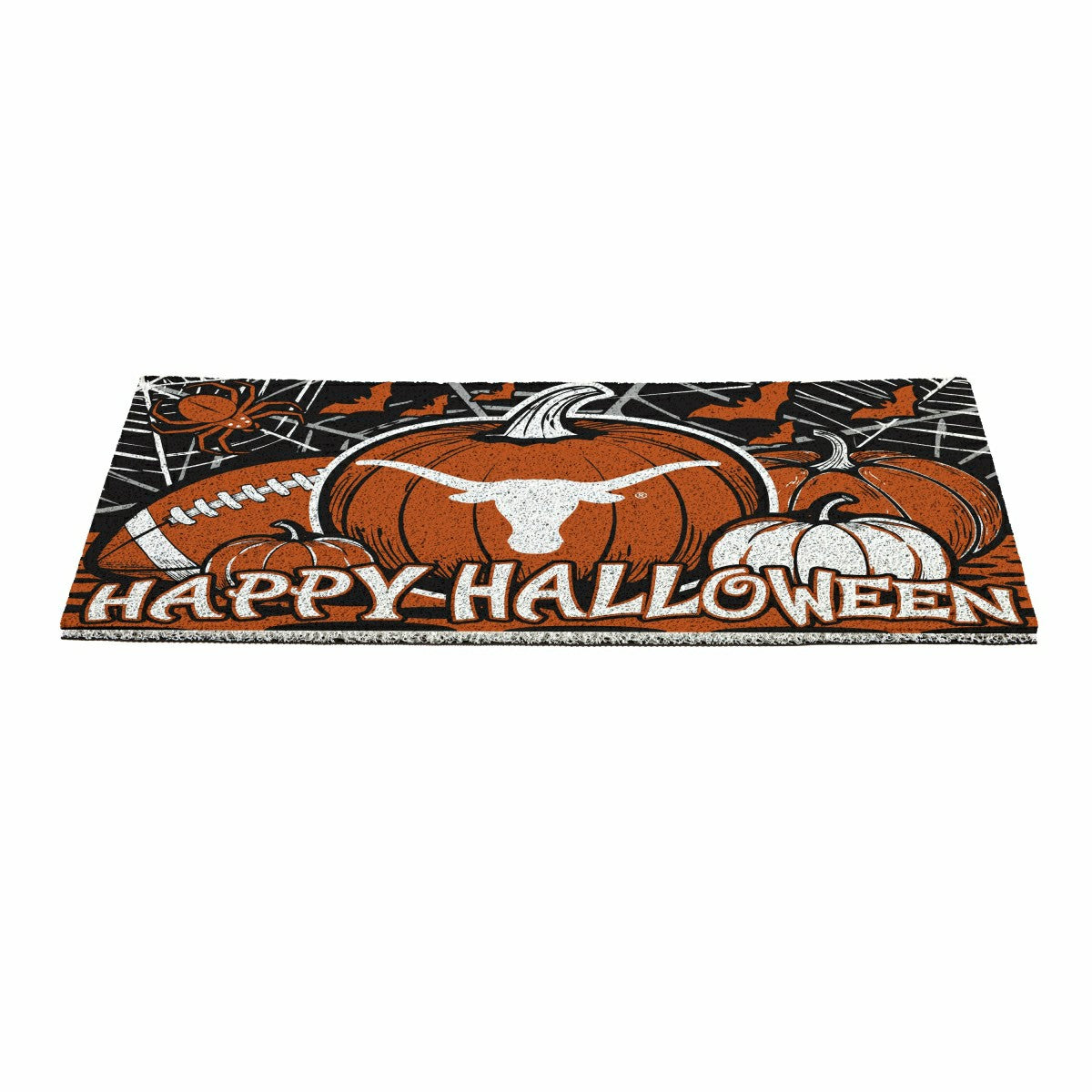 University of Texas Halloween PVC Mat, 28"x16" - Collegiate