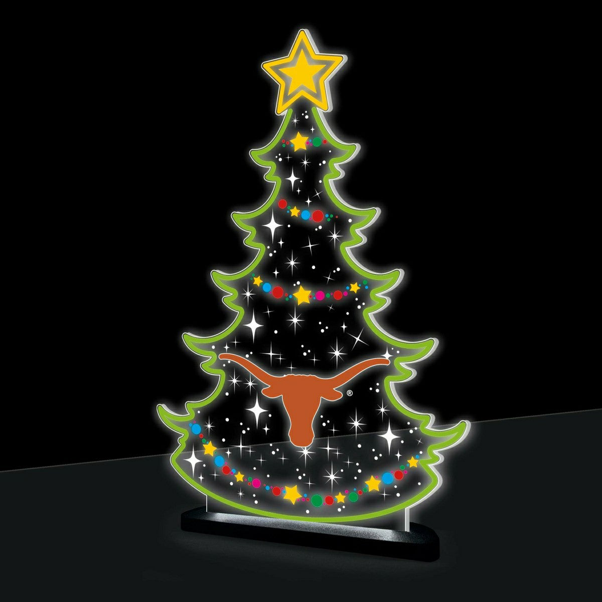 University of Texas College Holiday Tree Desklite LED Decor - Collegiate Home