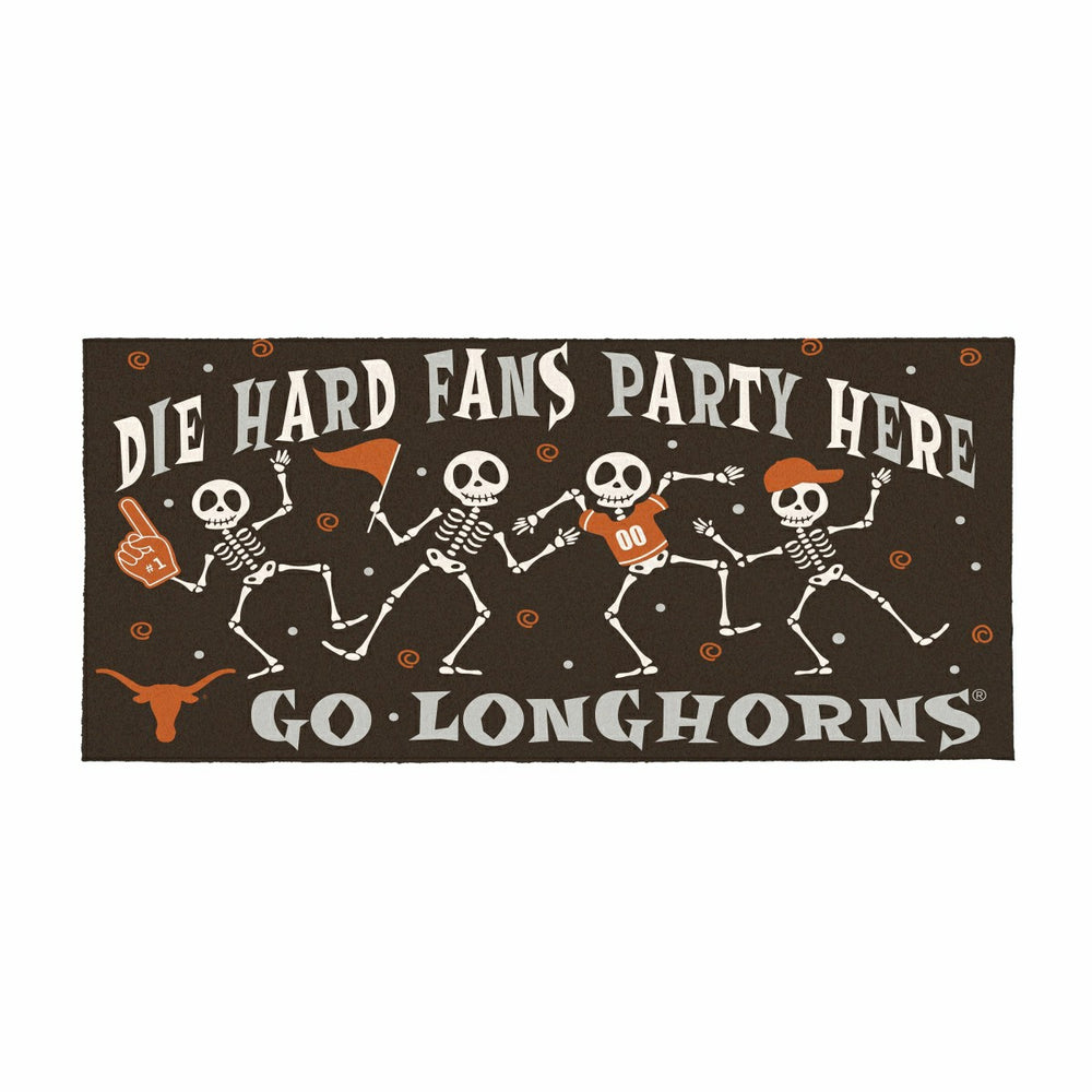 University of Texas Flocked Coir Halloween Sassafras Switch Mat, 22"x1 - Collegiate