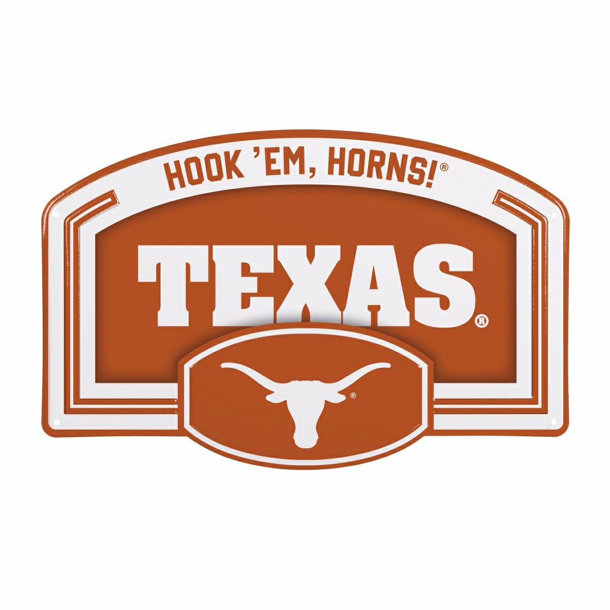 University of Texas USA Embossed Steel Wall Sign, 11" x 17" - Collegiate Home