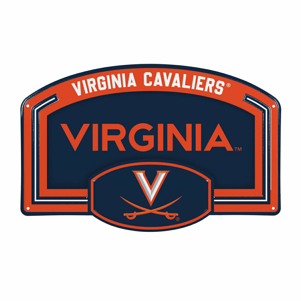 University of Virginia USA Embossed Steel Wall Sign, 11" x 17" - Collegiate Home