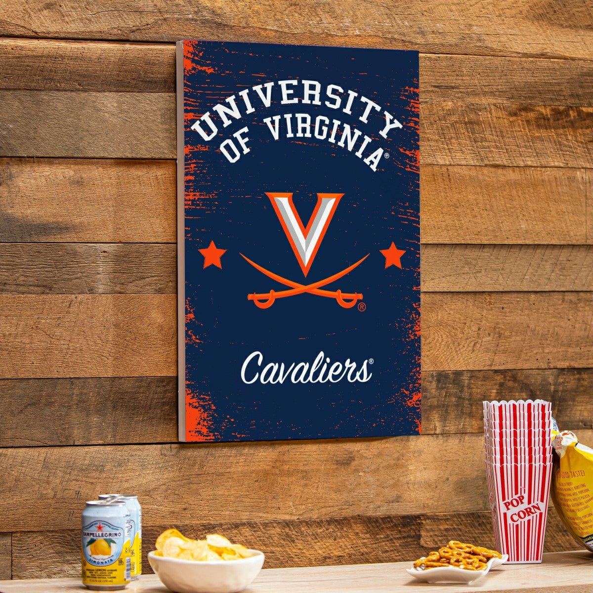 University of Virginia Wood Wall Sign, 16x24 - Collegiate Home