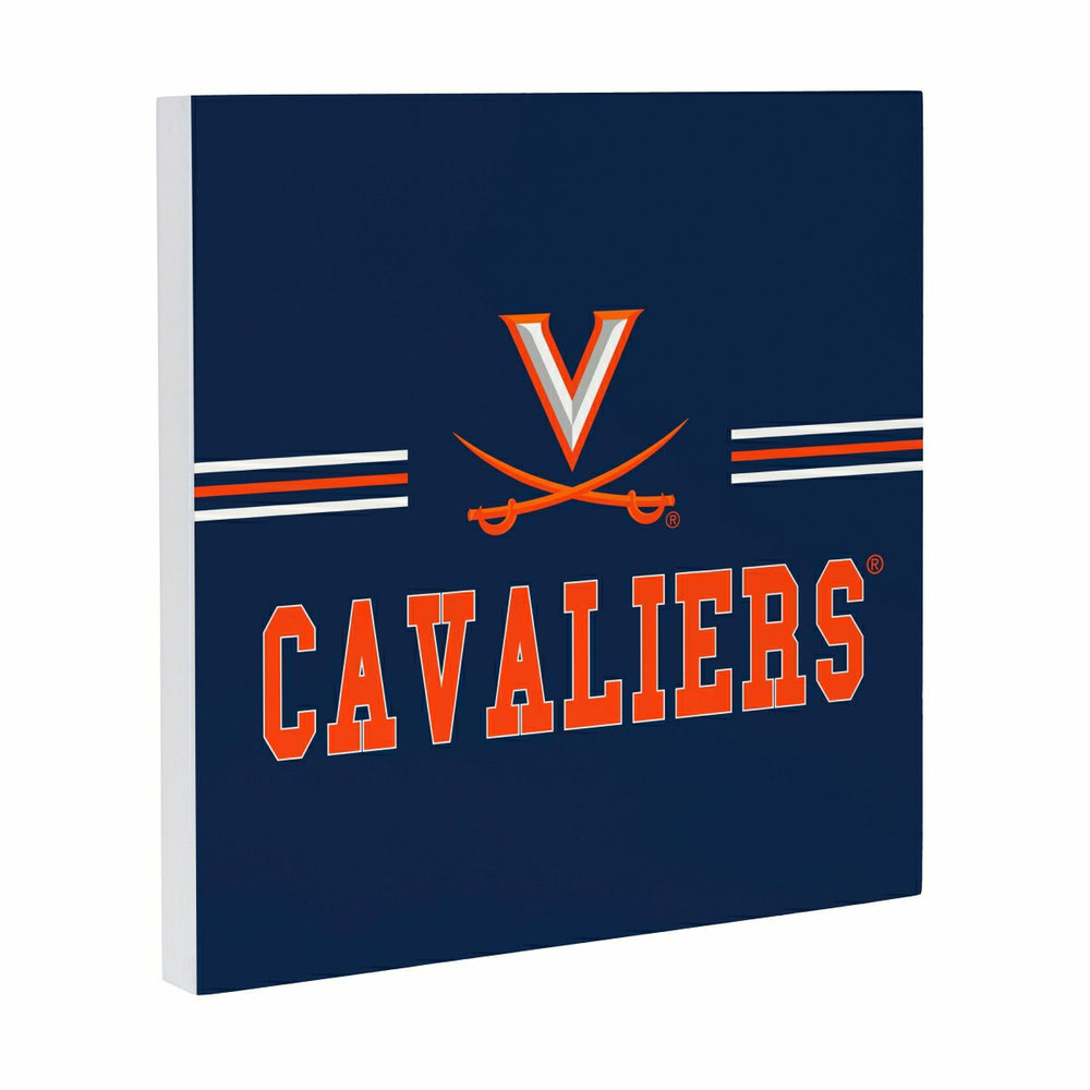 University of Virginia Wood Wall Sign, 12x12 - Collegiate Home