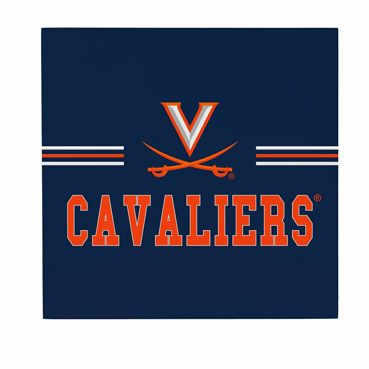 University of Virginia Wood Wall Sign, 12x12 - Collegiate Home