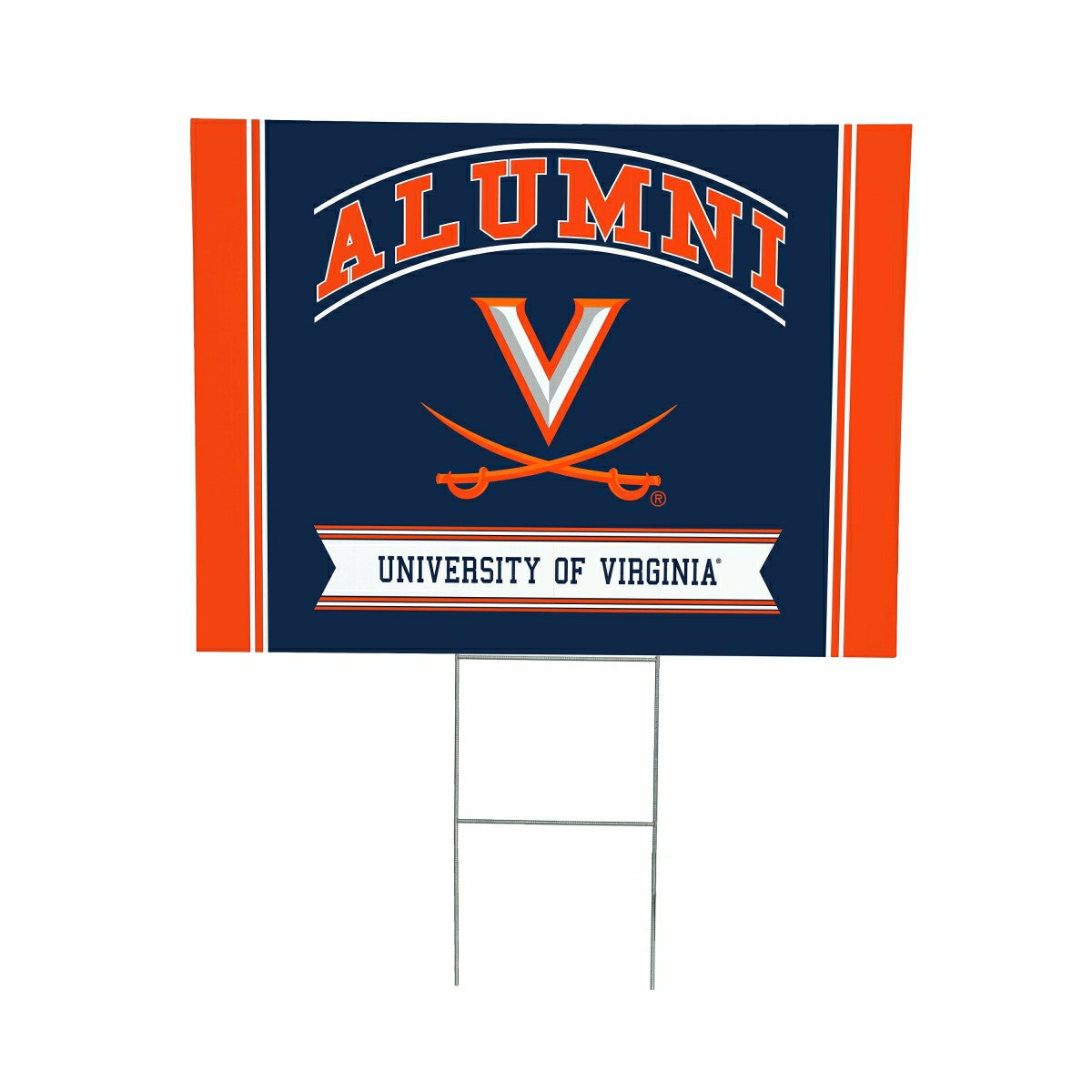 University of Virginia Coroplast Yard Sign Alumni - Collegiate Home