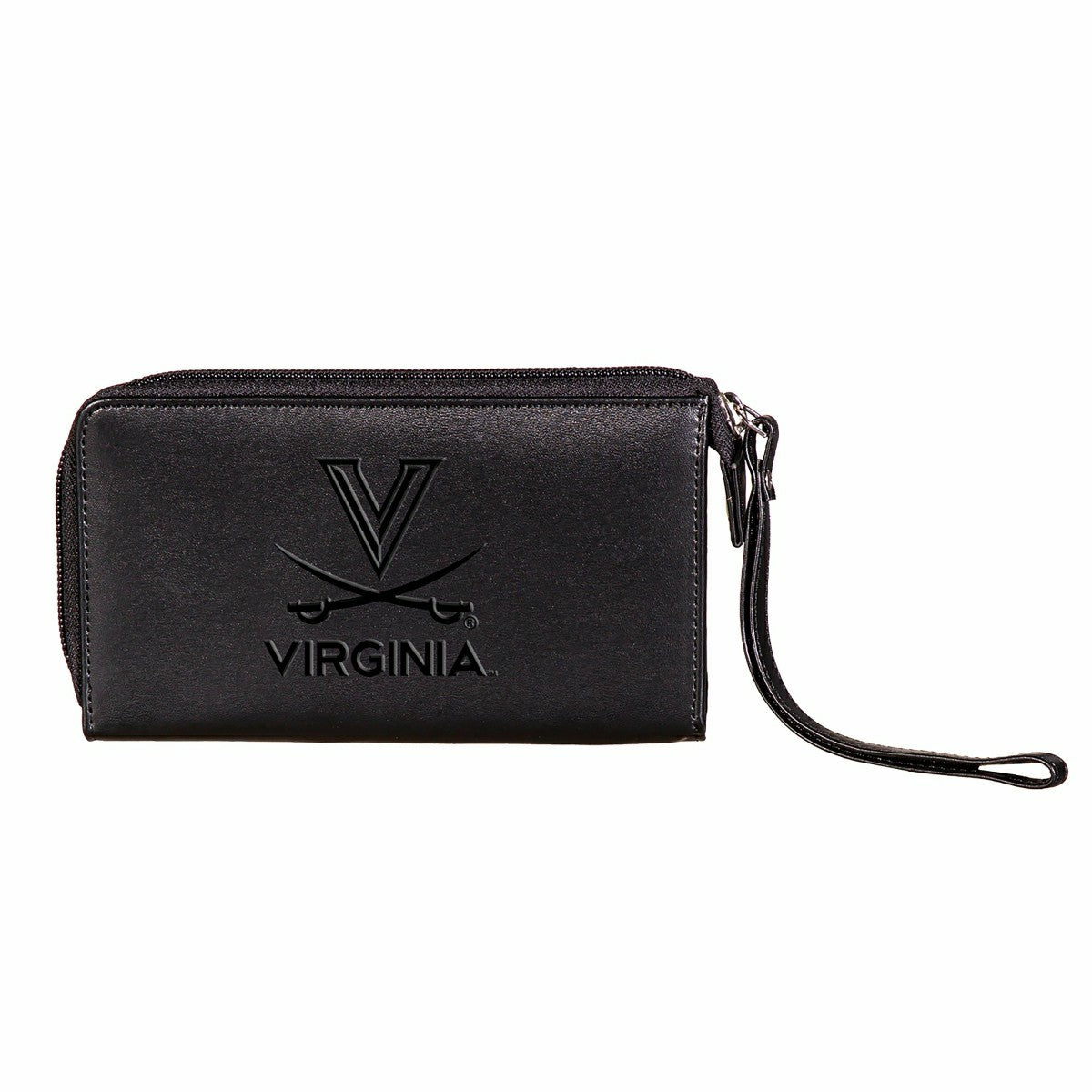 Wristlet Wallet, Black, University of Virginia - Collegiate Home