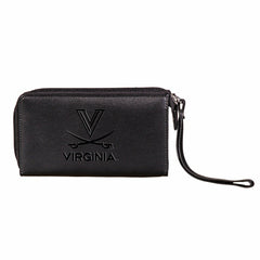 Wristlet Wallet, Black, University of Virginia - Collegiate Home