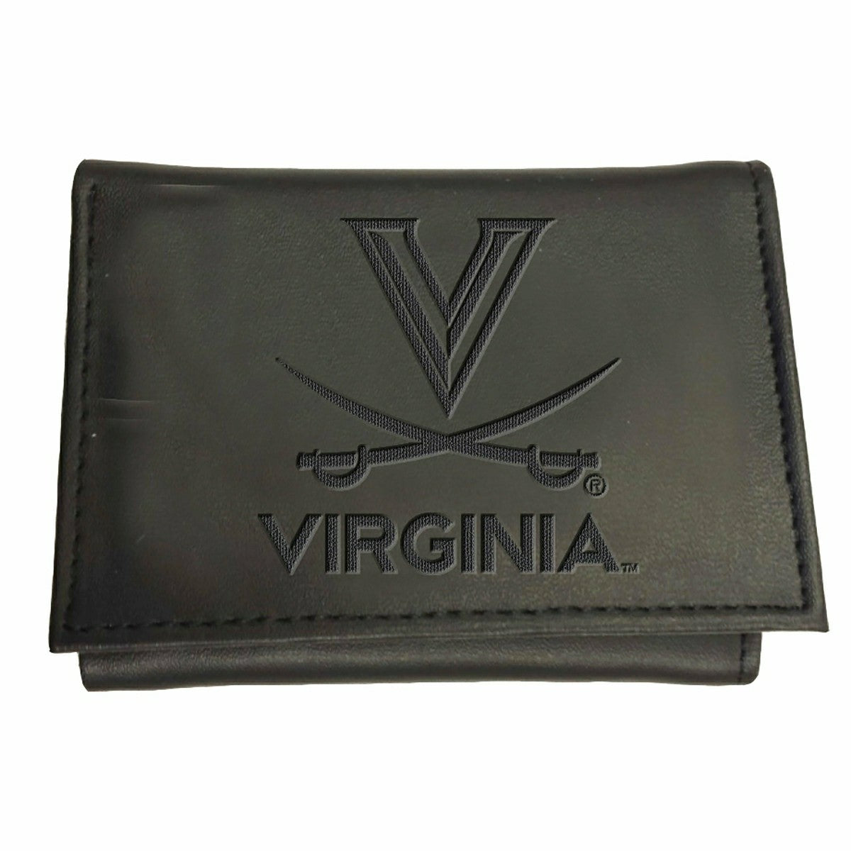 University of Virginia, Tri-Fold Wallet, Black - Collegiate Home