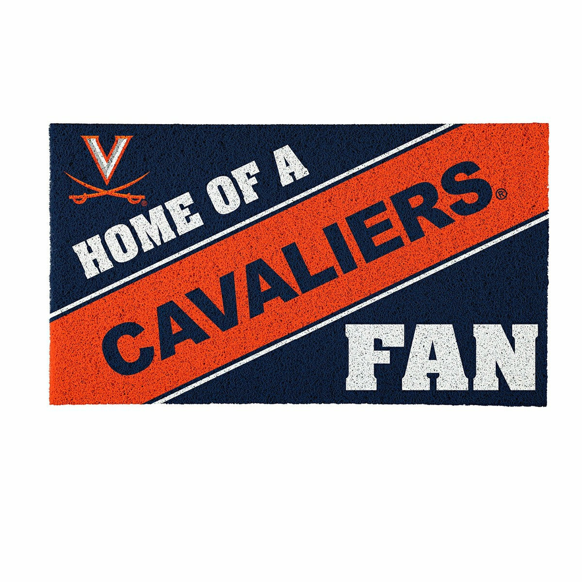 University of Virginia, PVC Mat COLOR, Home of a Fan - Collegiate