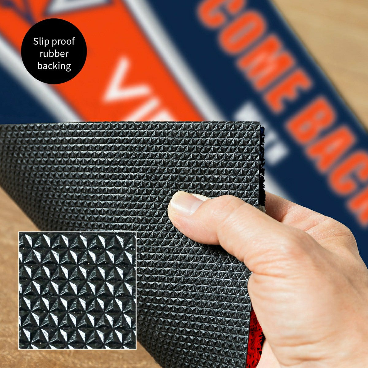 28" x 16" PVC Trapper Mat, Come Back with Tickets, University of Virgi - Collegiate