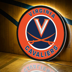 LED Wall Decor, Round, University of Virginia - Collegiate Home
