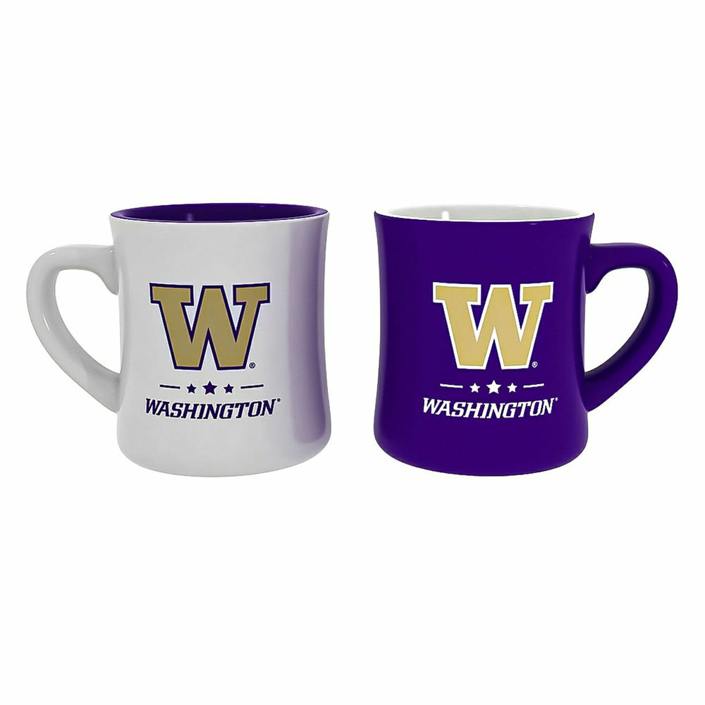 University of Washington 10oz Ceramic Cup Set, 2pc - Collegiate Home