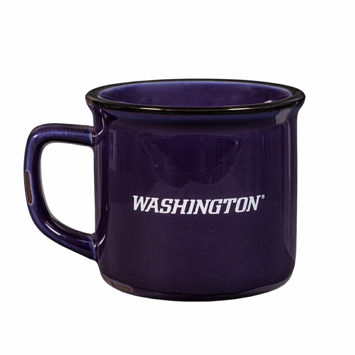University of Washington Ceramic Camp Cup with Enamel Finish, 14oz - Collegiate Home