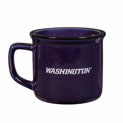 University of Washington Ceramic Camp Cup with Enamel Finish, 14oz - Collegiate Home
