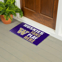 University of Washington Fan Mat, 28"x16" - Collegiate