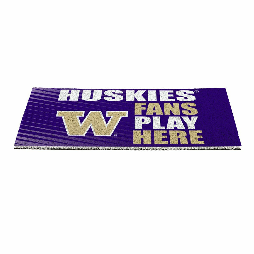 University of Washington Fan Mat, 28"x16" - Collegiate