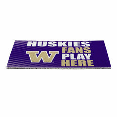 University of Washington Fan Mat, 28"x16" - Collegiate