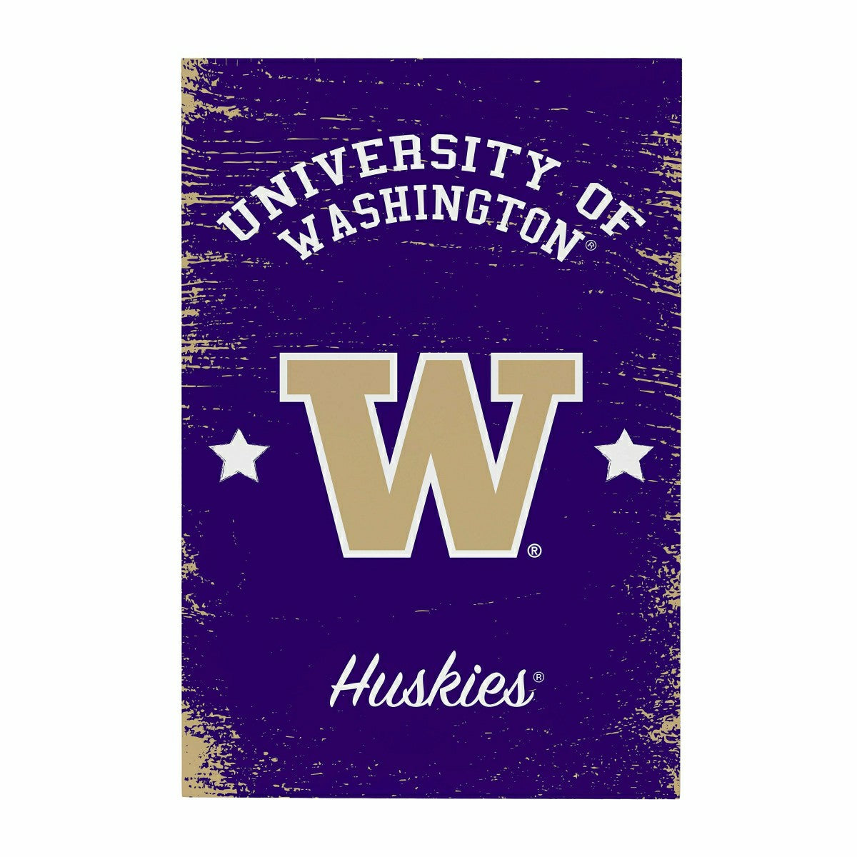 University of Washington Wood Wall Sign, 16x24 - Collegiate Home