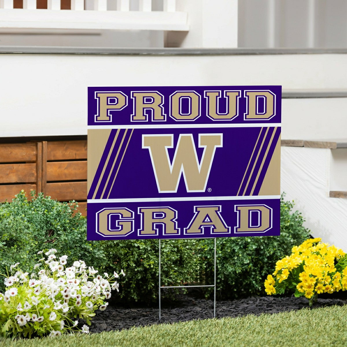 University of Washington Coroplast Yard Sign Graduate - Collegiate Home