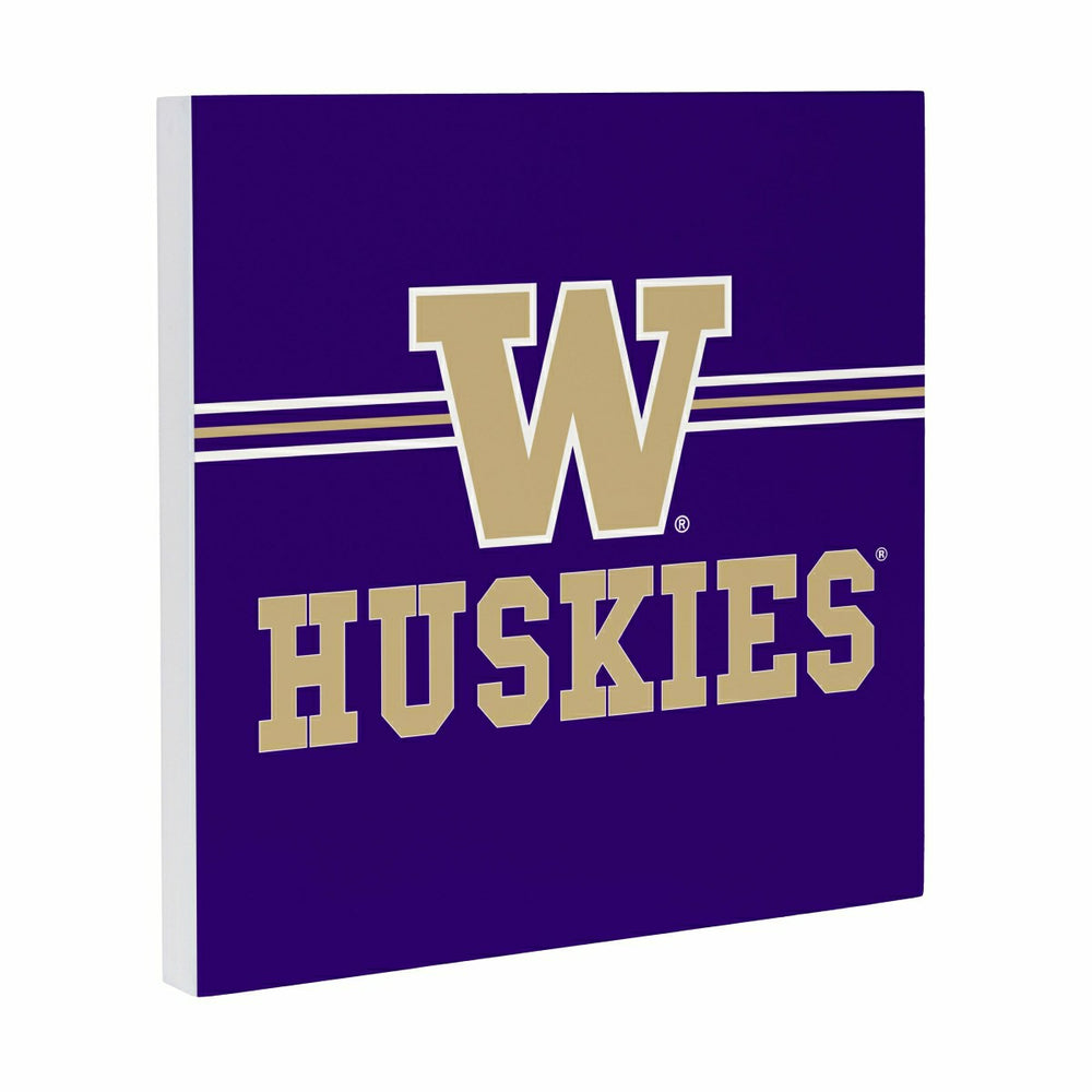 University of Washington Wood Wall Sign, 12x12 - Collegiate Home