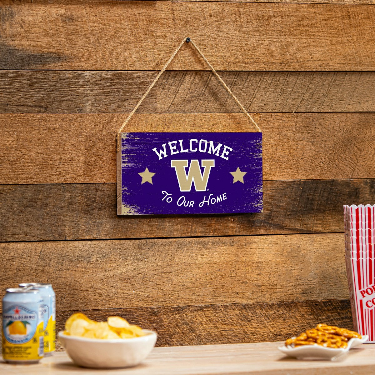 University of Washington Wood Wall Sign, 6x11 - Collegiate Home