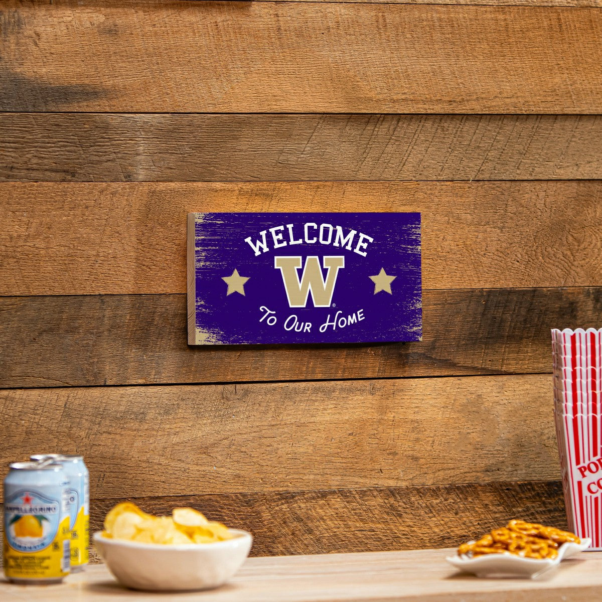 University of Washington Wood Wall Sign, 6x11 - Collegiate Home