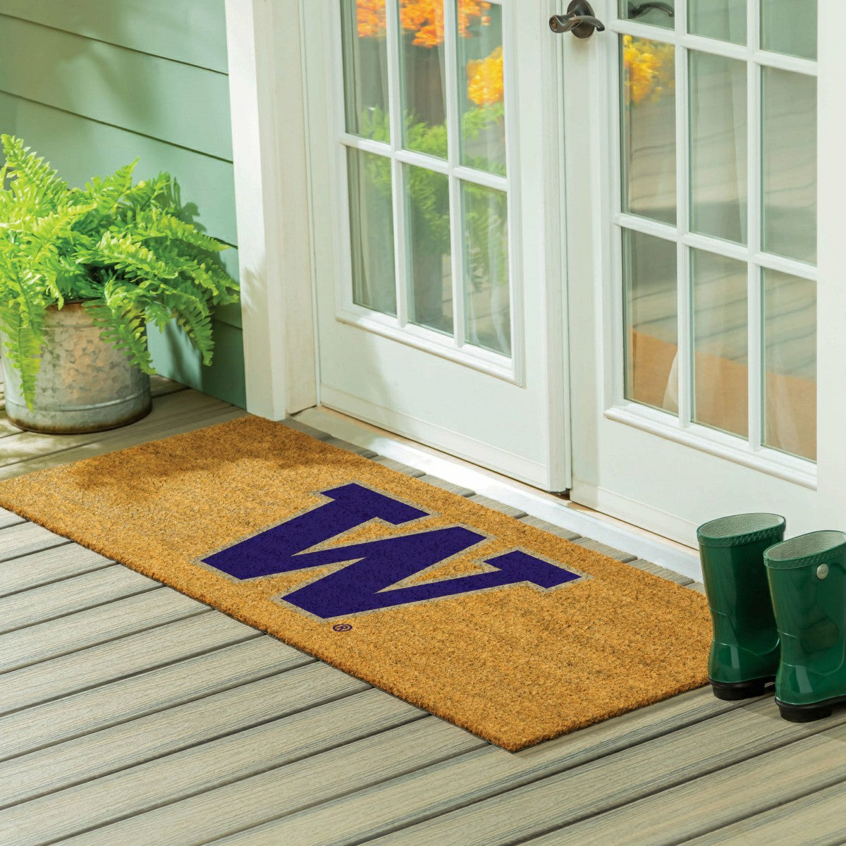University of Washington Extra Large Full Color Coir Mat, 60"x24" - Collegiate