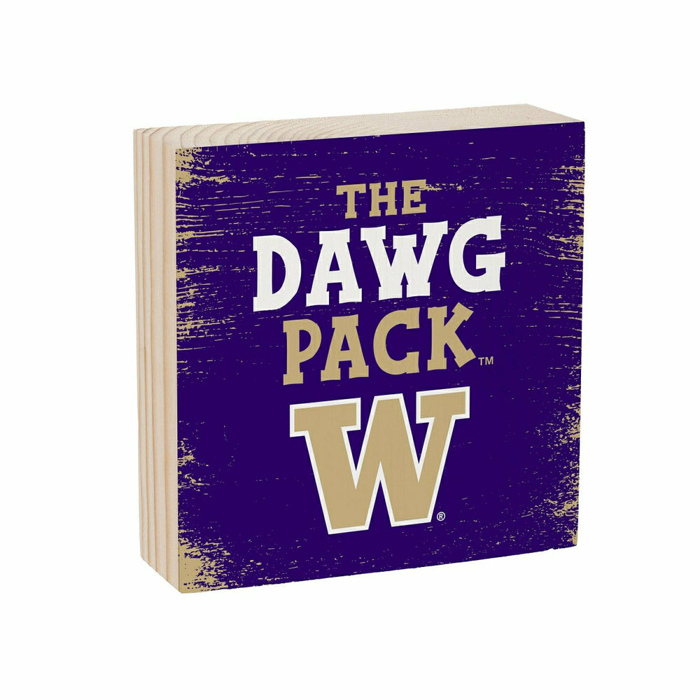 University of Washington Plock, Down Home Fans, 6x6 - Collegiate Home