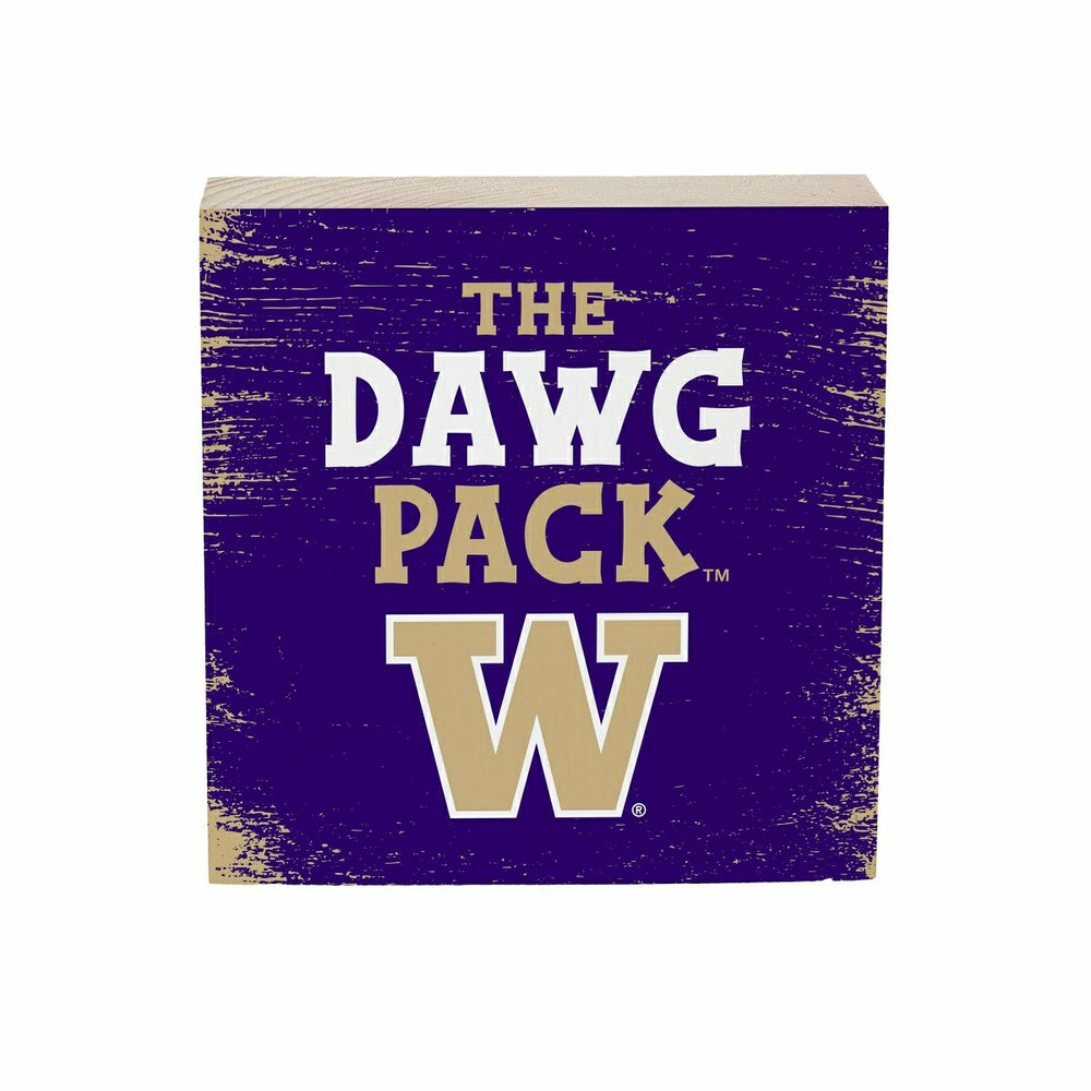University of Washington Plock, Down Home Fans, 6x6 - Collegiate Home