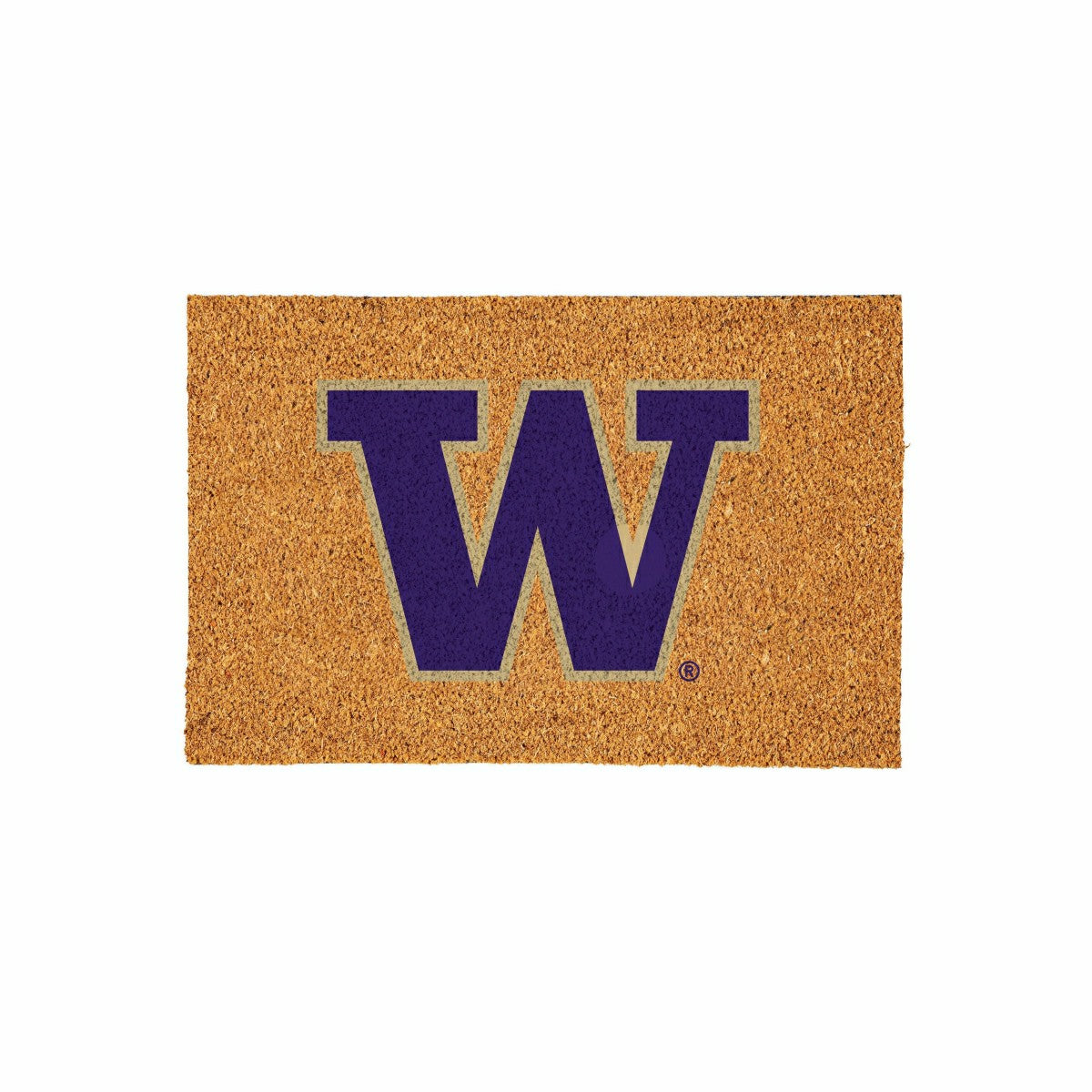 University of Washington Large Full Color Coir Mat, 36"x24" - Collegiate