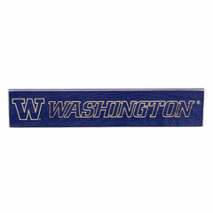 University of Washington Engraved Wood Sign, 3.5" x 18" - Collegiate Home