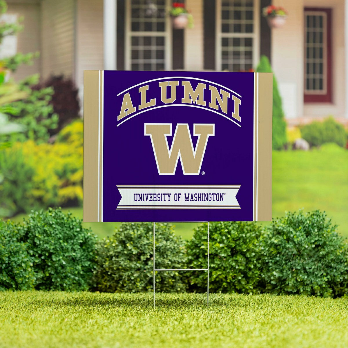 University of Washington Coroplast Yard Sign Alumni - Collegiate Home