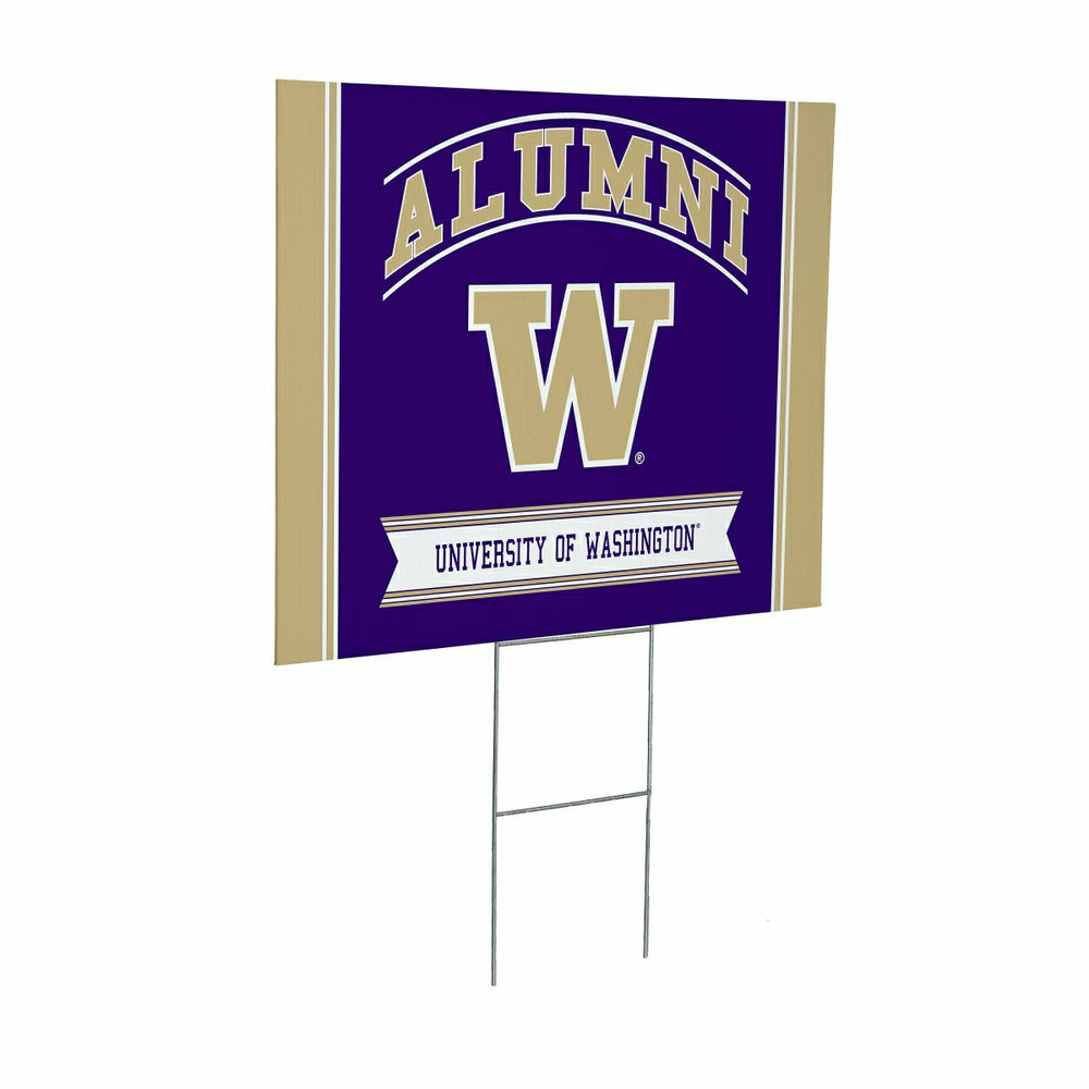 University of Washington Coroplast Yard Sign Alumni - Collegiate Home