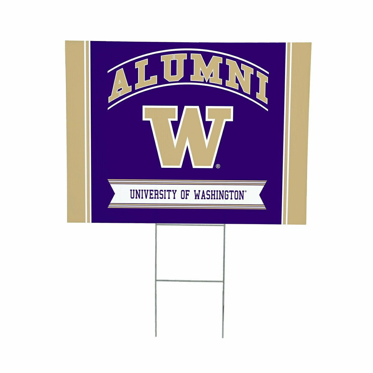 University of Washington Coroplast Yard Sign Alumni - Collegiate Home