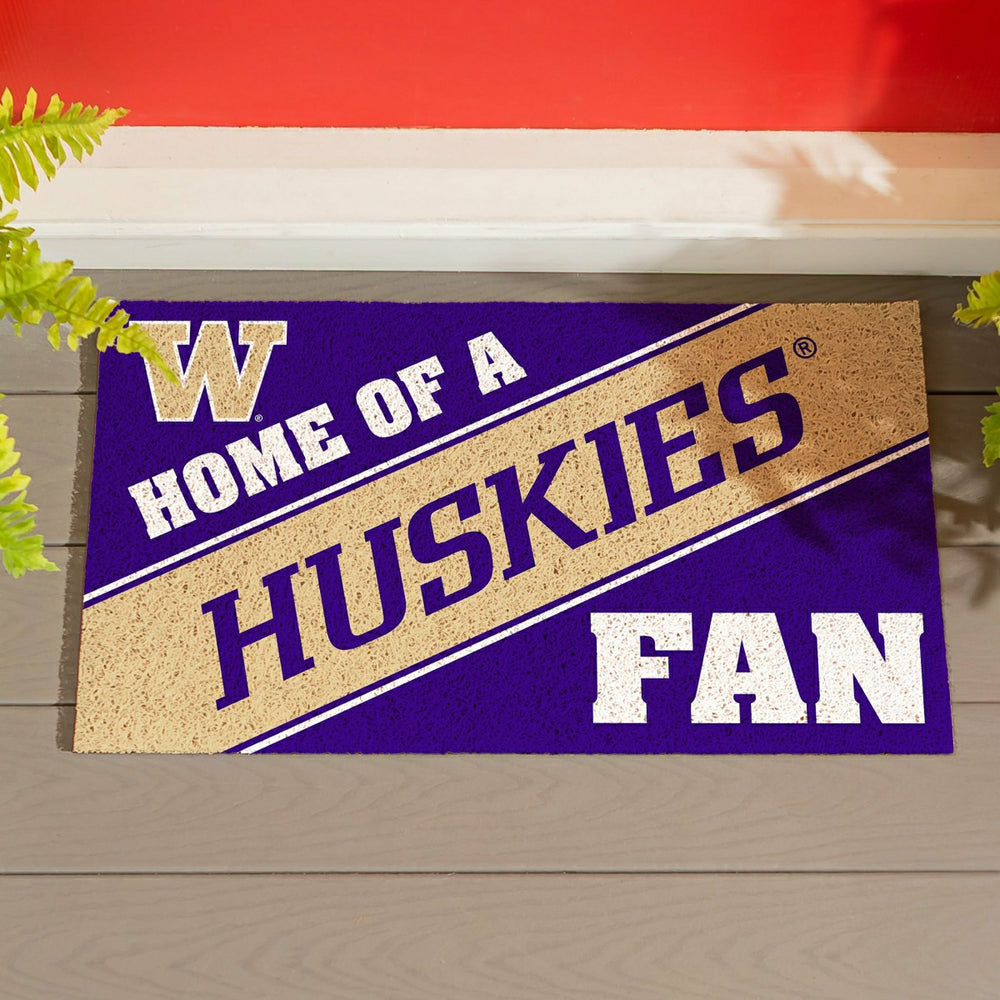 University of Washington, PVC Mat COLOR, Home of a Fan - Collegiate
