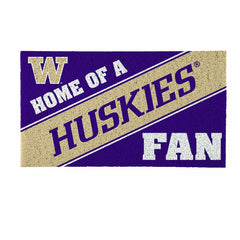 University of Washington, PVC Mat COLOR, Home of a Fan - Collegiate