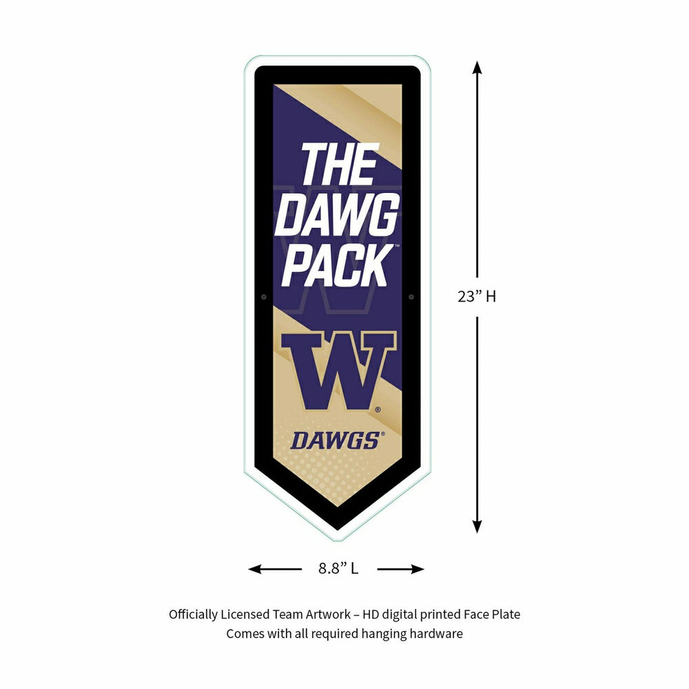 LED Wall Decor, Pennant, University of Washington - Collegiate Home