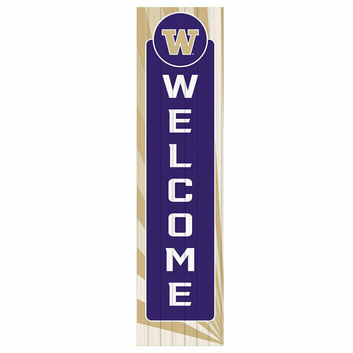 University of Washington Summer Seasonal Single Sided Large Leaner, 46 - Collegiate Home