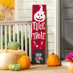 47" Double Sided Leaner, University of Wisconsin-Madison, Halloween - Collegiate Home