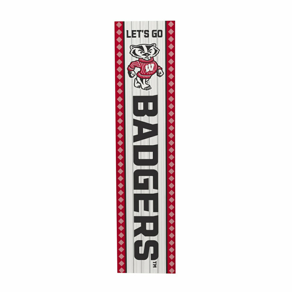 47" Double Sided Leaner, University of Wisconsin-Madison, Christmas - Collegiate Home