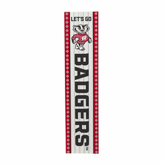 47" Double Sided Leaner, University of Wisconsin-Madison, Christmas - Collegiate Home
